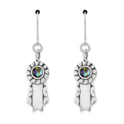 Personalized Victory Paws Earrings In Sterling Silver