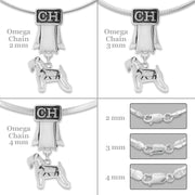 Personalized Champion Necklace In Sterling Silver