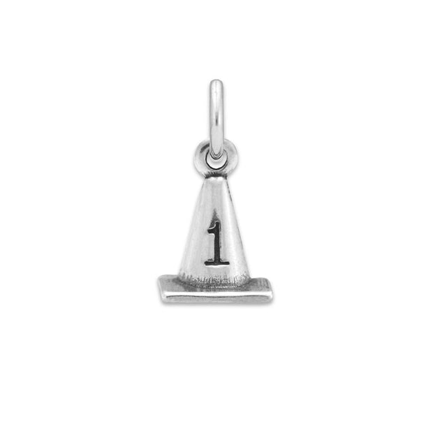 #1 Cone Necklace Pendant In Sterling Silver