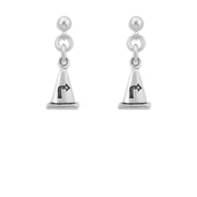 Rally Cone Earrings In Sterling Silver
