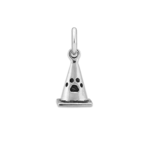 Rally Cone Pendant In Sterling Silver