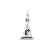 Rally Cone Pendant In Sterling Silver