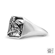Sterling Silver Papillon Ring
