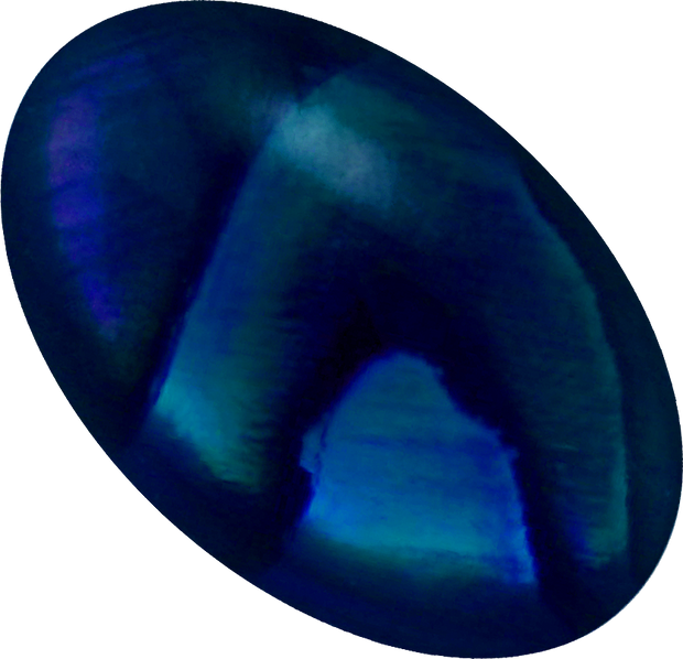 4 X 6 cab, Blue Paua Shell