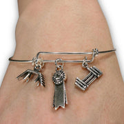 Sterling Silver Agility Charm Bracelet