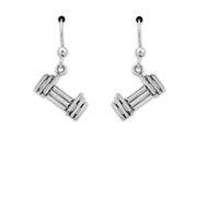 Agility Jump Earrings In Sterling Silver