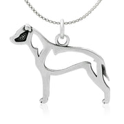 Sterling Silver American Staffordshire Terrier Necklace Jewelry