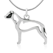 Sterling Silver American Staffordshire Terrier Necklace Jewelry