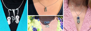 Personalized Crystal Rosette Ribbon Earrings in Sterling Silver, Championship Jewelry