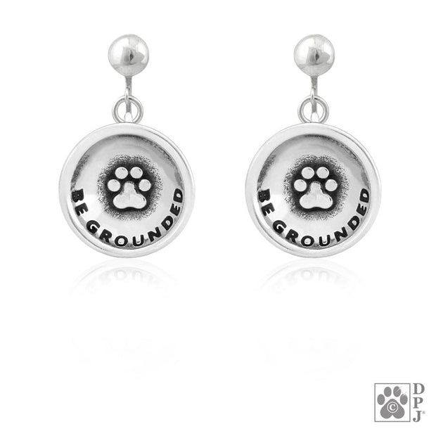 Paw Print Earrings, Be Grounded