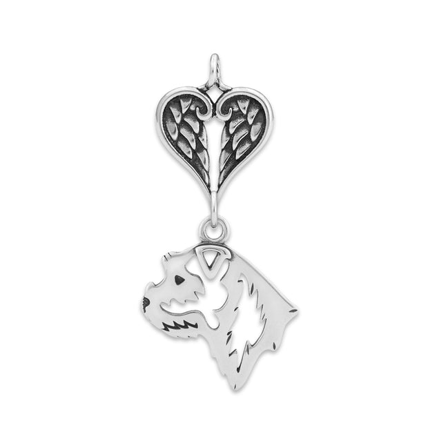 Border Terrier Angel Necklace