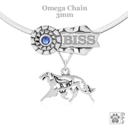 Best In Specialty Show Borzoi gifts in sterling silver, Borzoi RACH jewelry in sterling silver