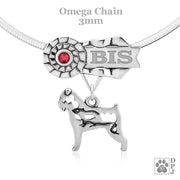 Best In Show Brussels Griffon Necklace Pendant, Grand Champion Dog Gifts