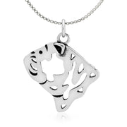 Bulldog Necklace in Sterling Silver