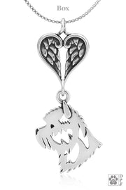 Cairn Terrier Angel Necklace, Personalized Sympathy Gifts