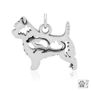Cairn Terrier Necklace Jewelry in Sterling Silver