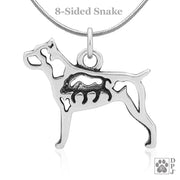 Cane Corso Necklace Jewelry in Sterling Silver