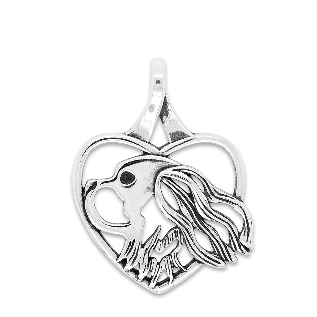Pendentif Chien Cavalier King Charles Spaniel – En Argent Sterling 925 – Neuf Avec étiquettes – Marque L W