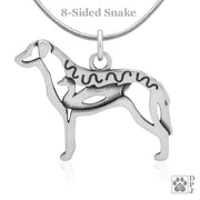 Chesapeake Bay Retriever Necklace Jewelry in Sterling Silver