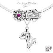 Chinese Crested Grand Champion gifts in sterling silver, Chinese Crested RACH jewelry in sterling silver