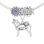Custom Akita Rosette Necklace,  GCH Jewelry