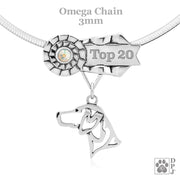 German Shorthaired Pointer Top 20 jewelry in sterling silver, German Shorthaired Pointer OTCH gifts in sterling silver