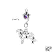 Crystal Great Pyrenees w/Fox Necklace, Body