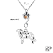 Crystal Great Pyrenees w/Fox Necklace, Body