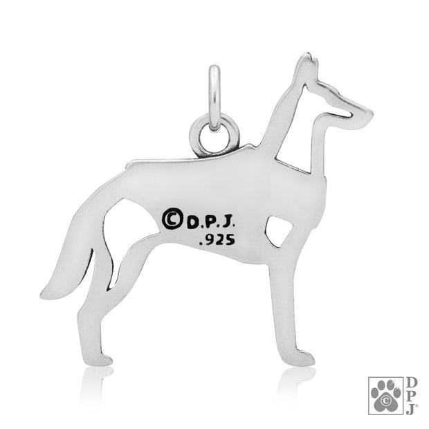 K-9 Unit Pendant Necklace in Sterling Silver