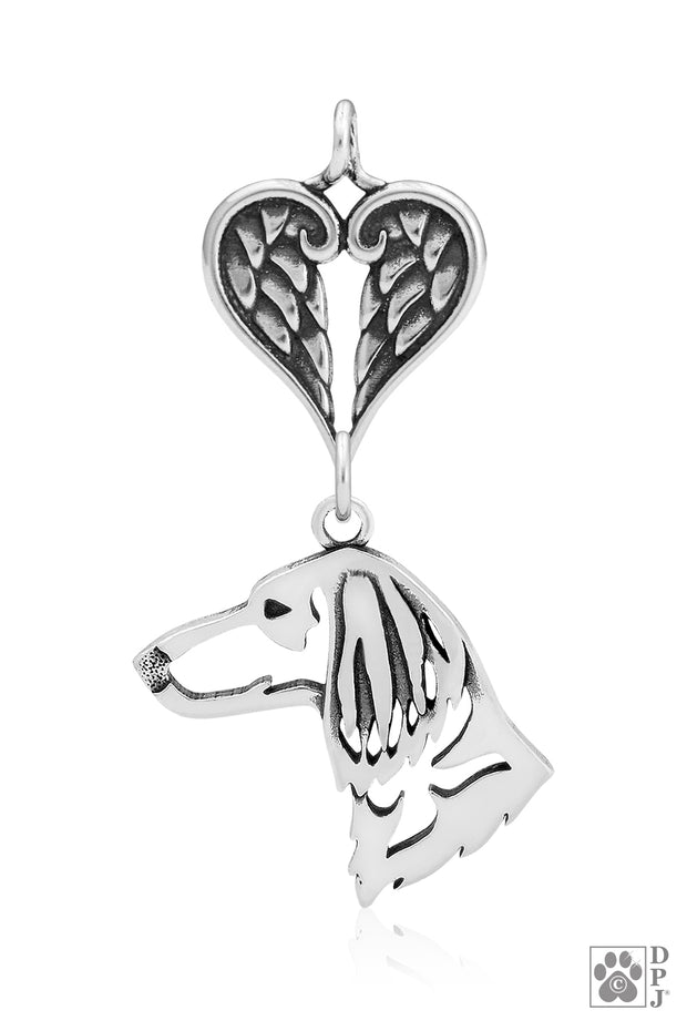 Dachsie Angel Necklace, Personalized Sympathy Gifts