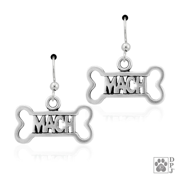 MACH earrings on french hooks in sterling silver, Best MACH judge gifts