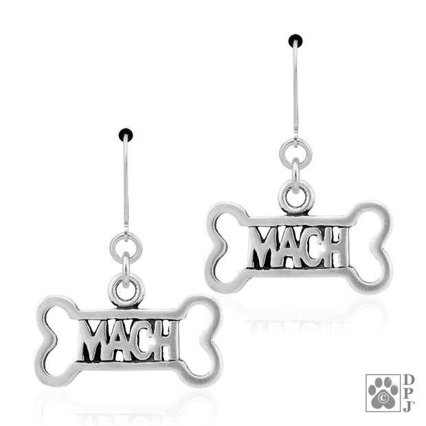 MACH earrings on leverbacks in sterling silver, Top rated MACH jewelry