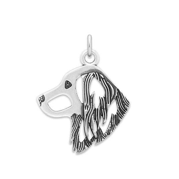 Nederlandse Kooikerhondje Necklace in Sterling Silver