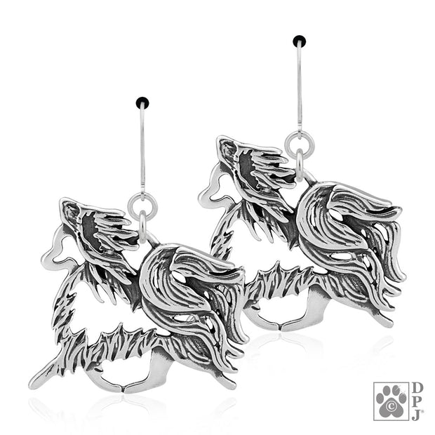 Sterling Silver Papillon Earrings, Gaiting