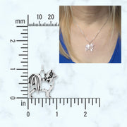 Papillon Necklace Jewelry in Sterling Silver