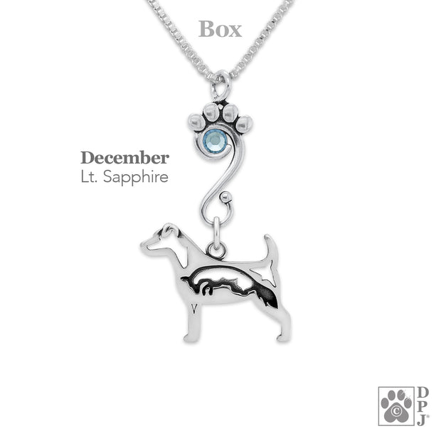 Crystal Parson Russell Terrier w/Fox Necklace, Body