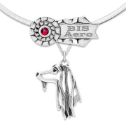 Personalized Best In Show Afghan Hound Necklace, GCH Jewelry