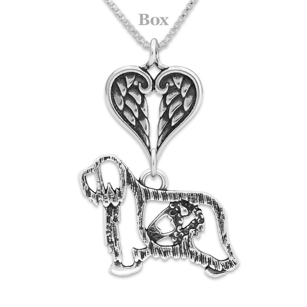 Personalized Bearded Collie Memorial Jewelry