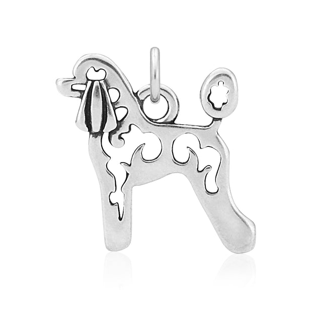 Poodle Pendant Body Design in Sterling Silver.
