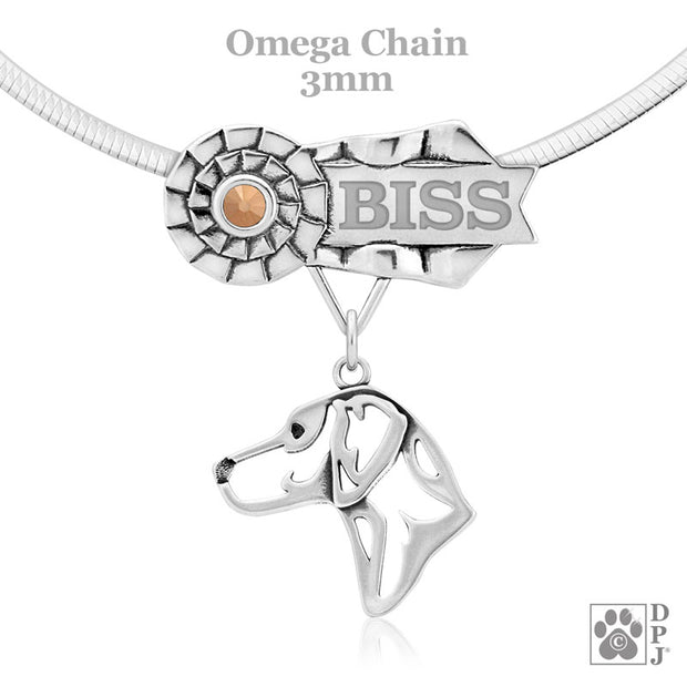Rhodesian Ridgeback Best In Show Necklace & Jewelry, Custom Dog Title Gifts, Personalized Dog Title Jewelry