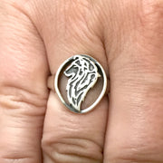 Sterling Silver Shetland Sheepdog Ring