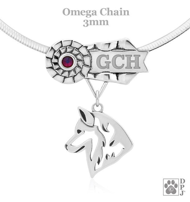 Siberian Husky Best In Show Necklace & Jewelry, Custom Dog Title Gifts, Personalized Dog Title Jewelry
