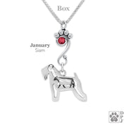 Crystal Soft Coated Wheaten Terrier w/Cow Necklace, Body