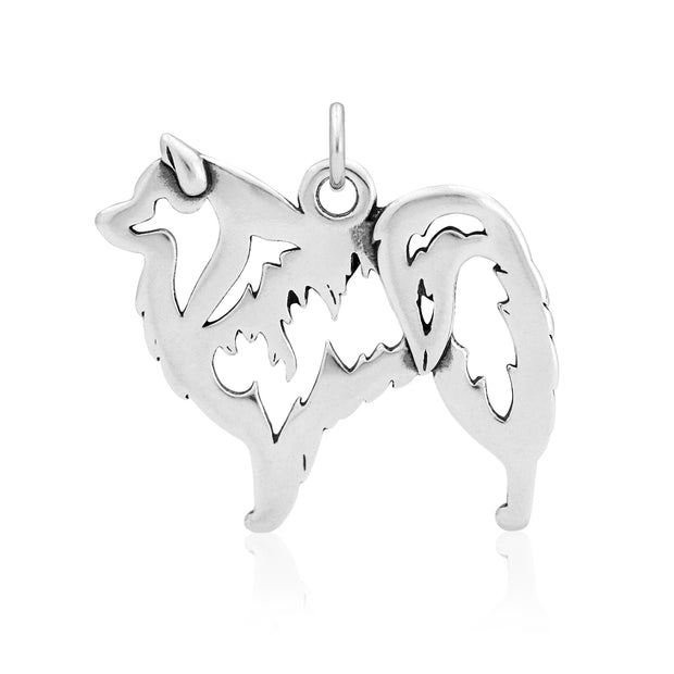 American Eskimo Pendant Body Design in Sterling Silver.
