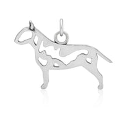 Bull Terrier Pendant Body Design in Sterling Silver.