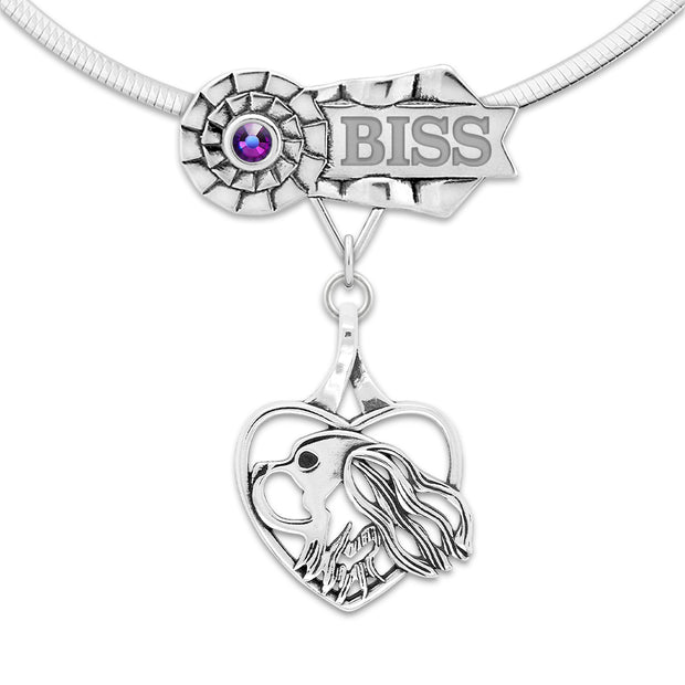 Custom Best In Show Cavalier King Charles Spaniel Necklace, BISS Jewelry