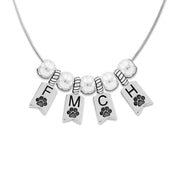 Sterling Silver Flyball Master Champion Necklace, Flyball Jewelry