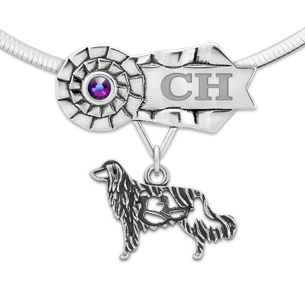 Personalized Nederlandse Kooikerhondje BISS Necklace, Grand Championship Jewelry