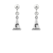 Rally Cone Earrings In Sterling Silver