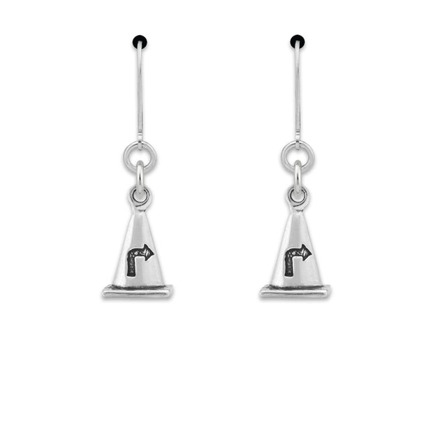 Rally Cone Earrings In Sterling Silver